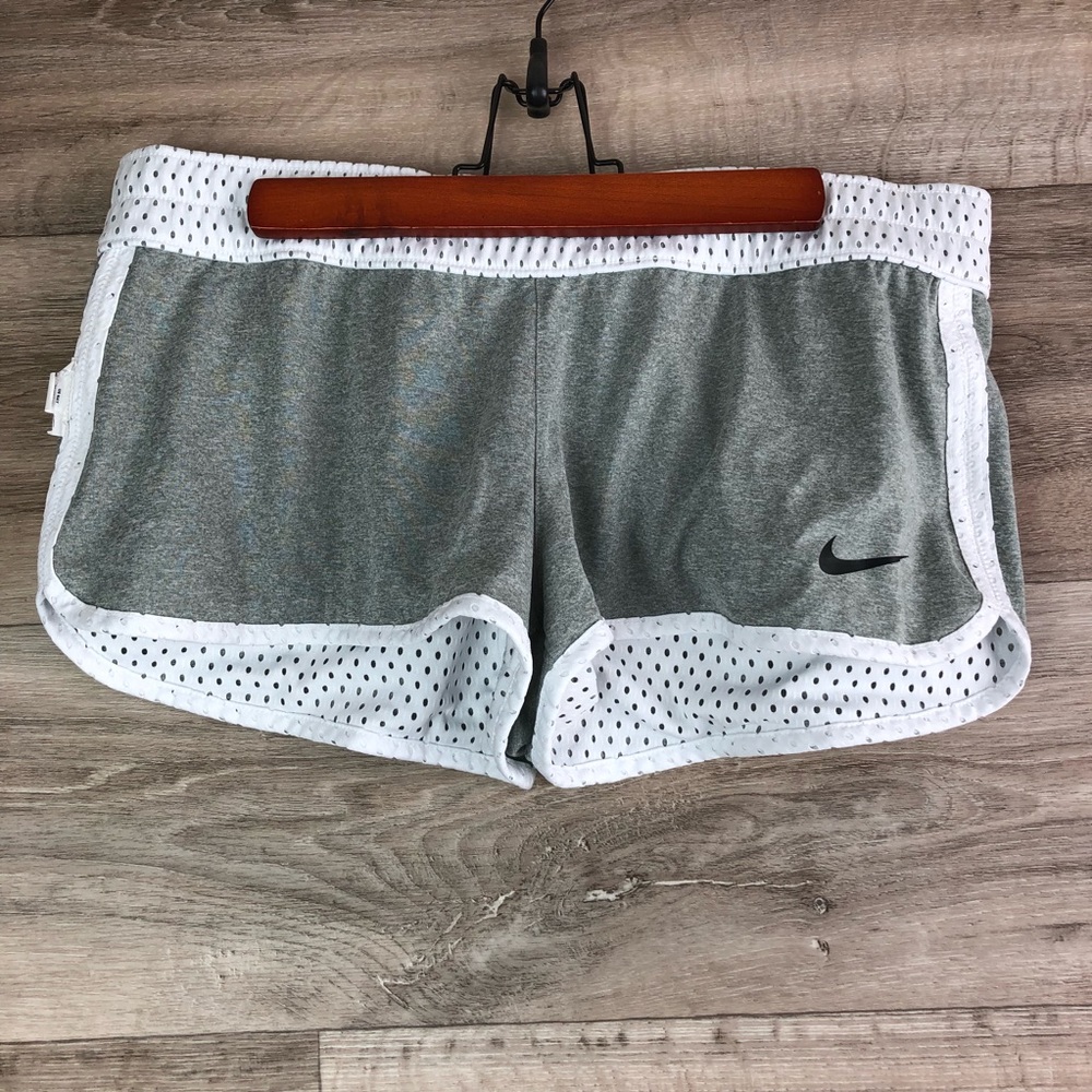 Nike Reversible Grey & White Shorts Medium?